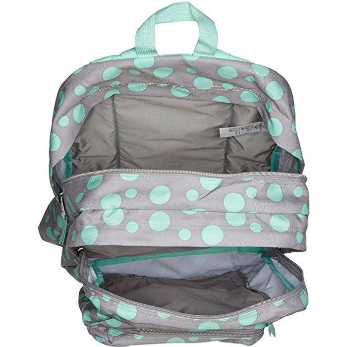 jansport backpack grey rabbit JanSport Backpack Big Student Grey Rabbit Sylvia Dots 34L – Istiklal Library