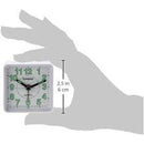 Casio TQ-140 Travel Beep Alarm Clock 61x 61x 32mm with Neo Display - White