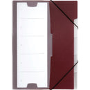 Durable Office Coach 5 Dividers 3 Flap File with Elastic Band & Front Organizer Index - A4