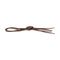 Dasco Formal Laces Waxed Flat Thin 4mm - Brown