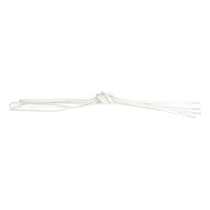 Dasco Casual Laces Waxed Broad Flat 4mm - White  90cm