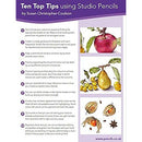 Derwent Studio Colouring Pencils Drawing & Colouring Ideal for Illustrating & Detailing Wax-Based Professional Quality - Tin Set