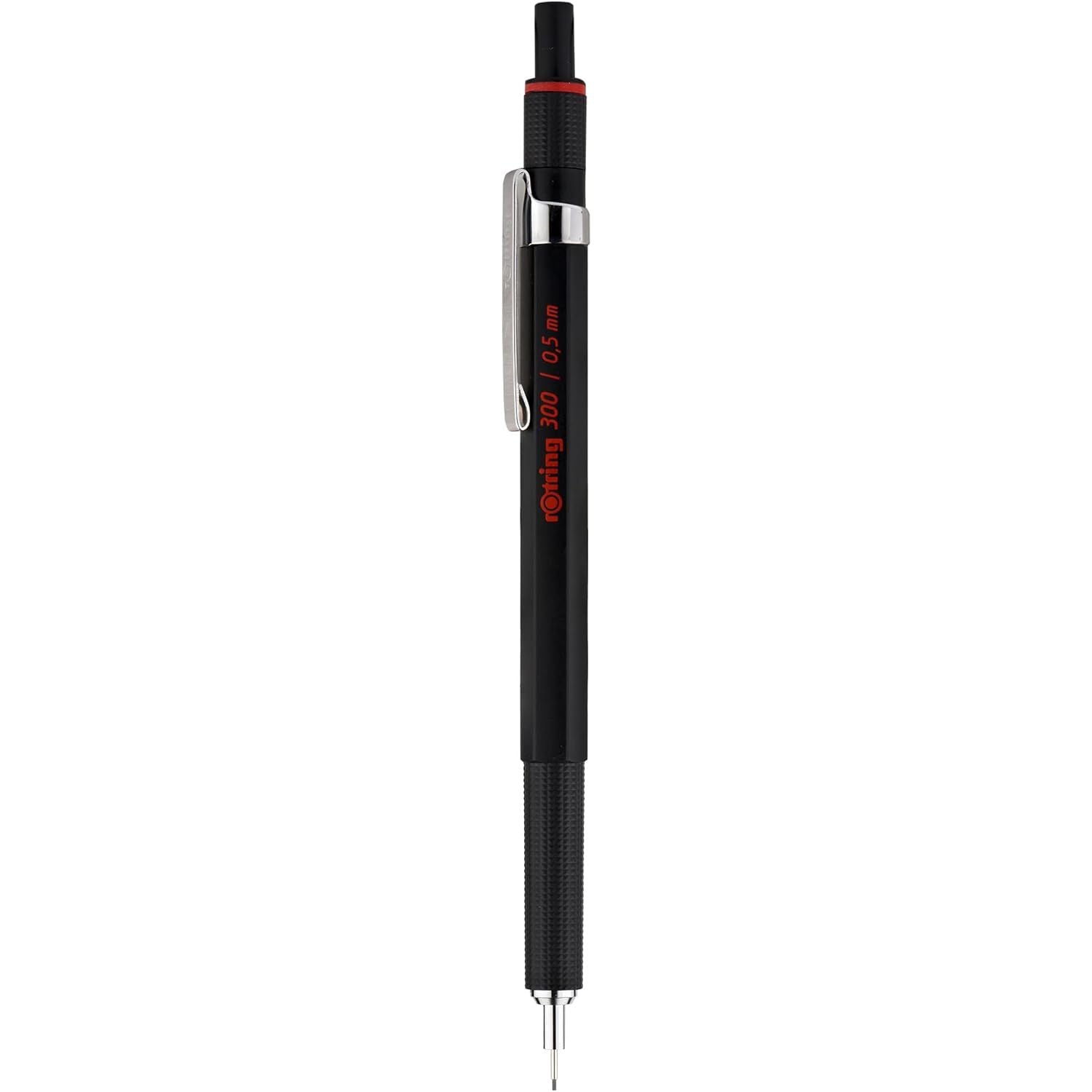 Rotring 300 Mechanical Pencil Black 0.5mm with Retractable Eraser