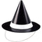 Unique Party Mini Witch Black Hat 11x10cm - Pack of 8