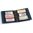 Leuchtturm VARIO Classic Ring Binder Album with Slip Case 255x310x60mm & 10 VARIO Banknote Sheets
