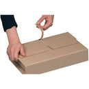 NIPS Flat Easy Pack Wrap Around Cardboard Box Packaging Adjustable Hight - Pack of 1