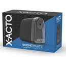 NEW X-ACTO Mighty Mite Electric Pencil Sharpener, Black/Silver