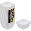 Sabert Mozaik Disposable Plastic Catering Mini Tasting Bowls 5.5x5.5x3 cm - Pack of 20