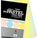 CampAp Premium 5 Mixed Pastel Color Paper A4 80 GSM r - Pack of 50