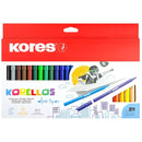 Kores Felt Tip Intensive Coloring Markers Fine Tip - Set