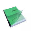 Bindermax Transparent Color Binding Covers 200 mic - A4