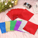 Foil Chocolate Candy Wrappers Colored Square 4"x4" - Pack of 100 Sheets