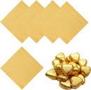 Foil Chocolate Candy Wrappers Colored Square 4"x4" - Pack of 100 Sheets