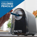 NEW X-ACTO Mighty Mite Electric Pencil Sharpener, Black/Silver