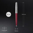 Parker 51 Burgundy Resin CT Fountain & Ballpoint Pen Set
