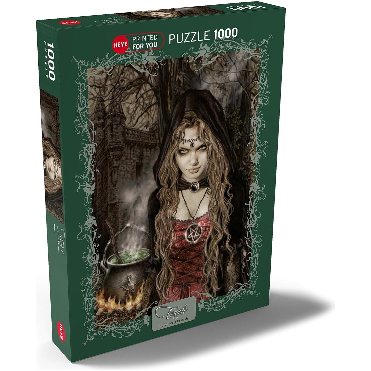 HEYE Premium Jigsaw Puzzle Favole Witch By Victoria Francés 1000 Pieces