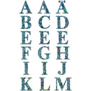 Zweckform A-Z Labels 16mm Silver Holographic on Transparent Squares 20x20mm - Pack of 36