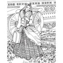 Dreamland Publications Victorian Fashion Adult Coloring Book - 30 Sheets