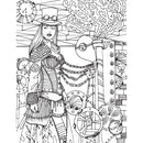 Dreamland Publications Victorian Fashion Adult Coloring Book - 30 Sheets