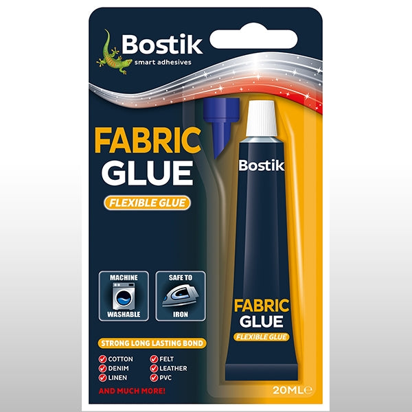 NEW Bostik Flexible Fabric Glue - 20ml