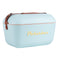 Polarbox Classic 20 Litre Coolers with Leather Strap - Blue/Brown