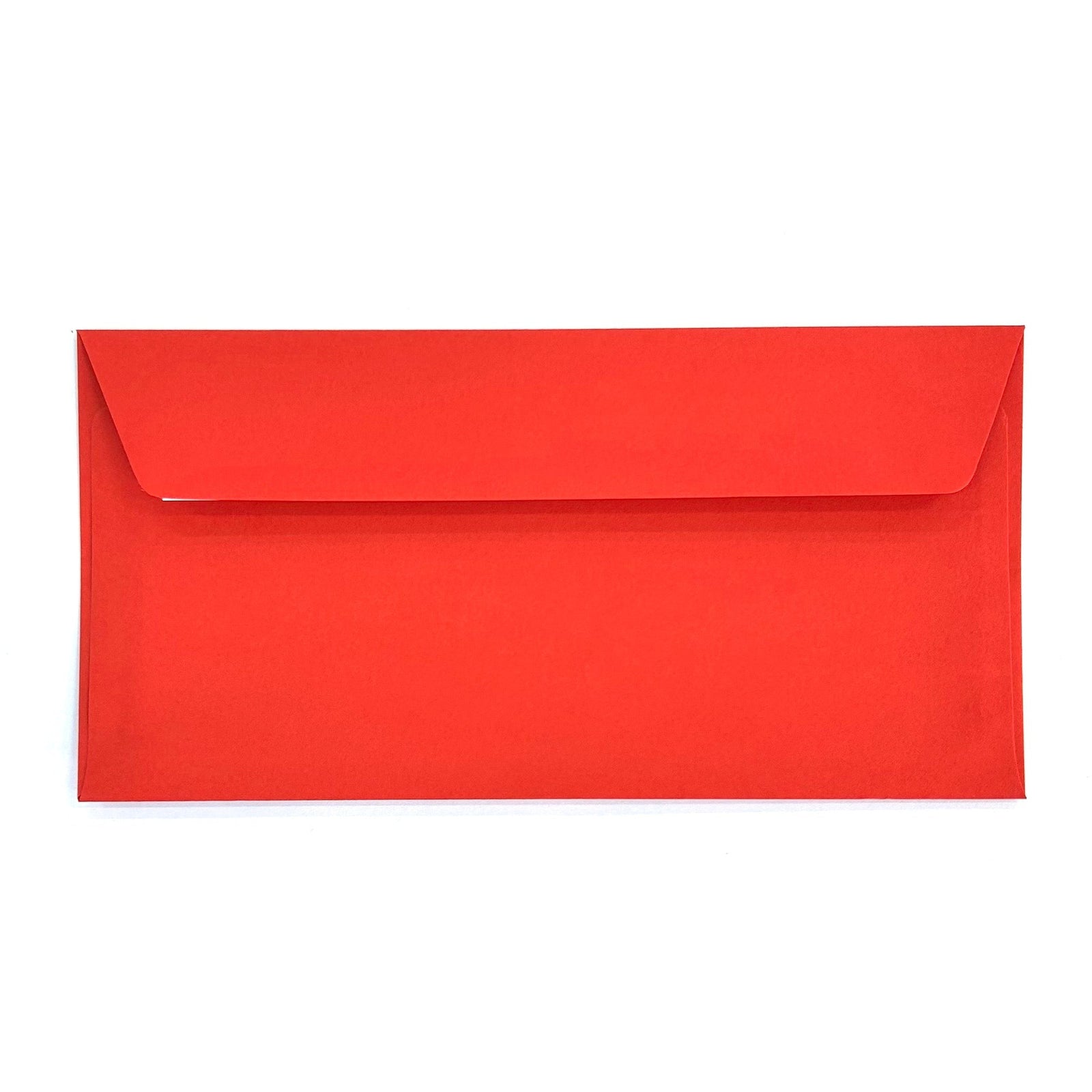 NEW Favini Burano Scarlet Red Premium 90g Peel & Seal Envelopes 110x220mm - Pack of 25