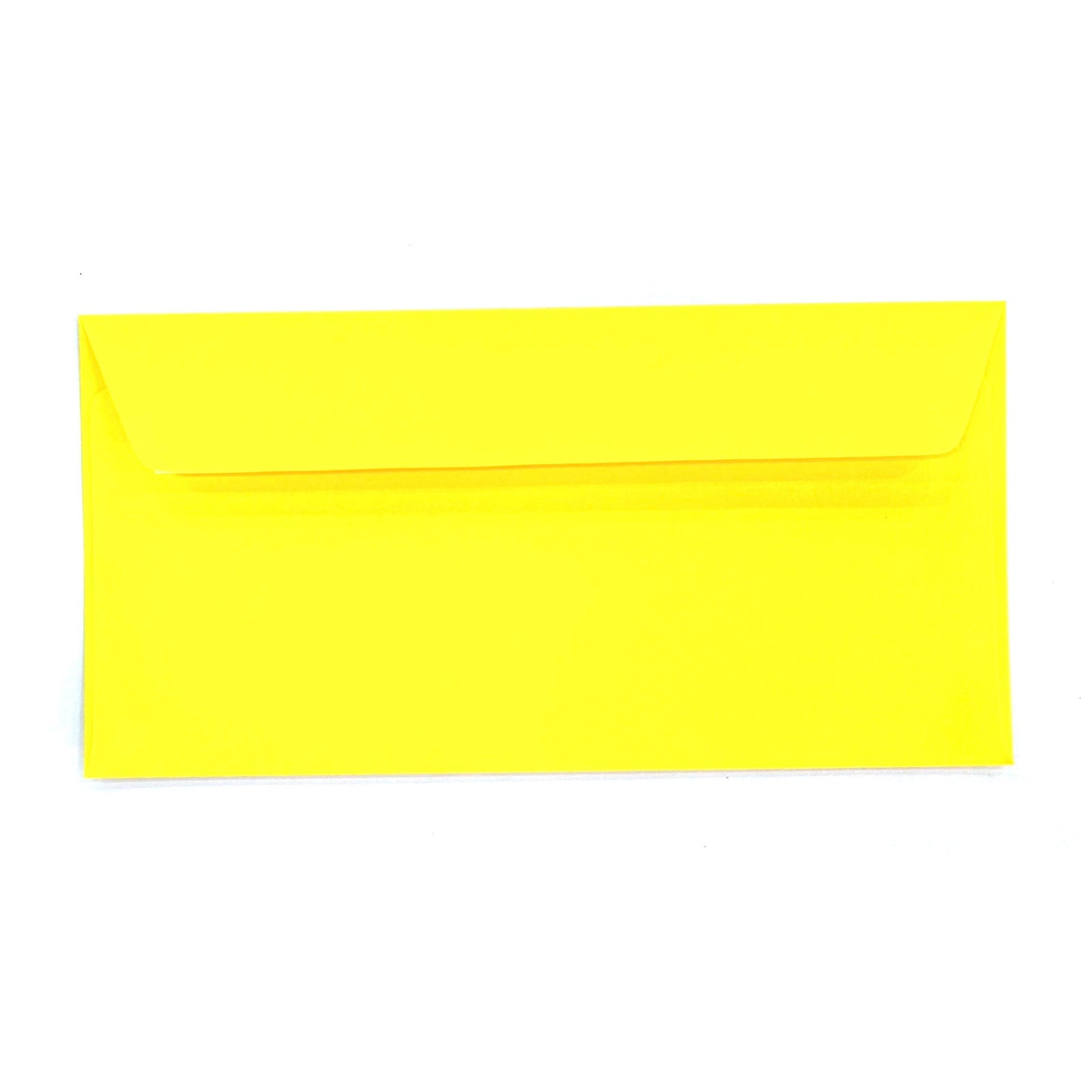 NEW Favini Burano Bright Yellow Premium 90g Peel & Seal Envelopes 110x220mm - Pack of 25