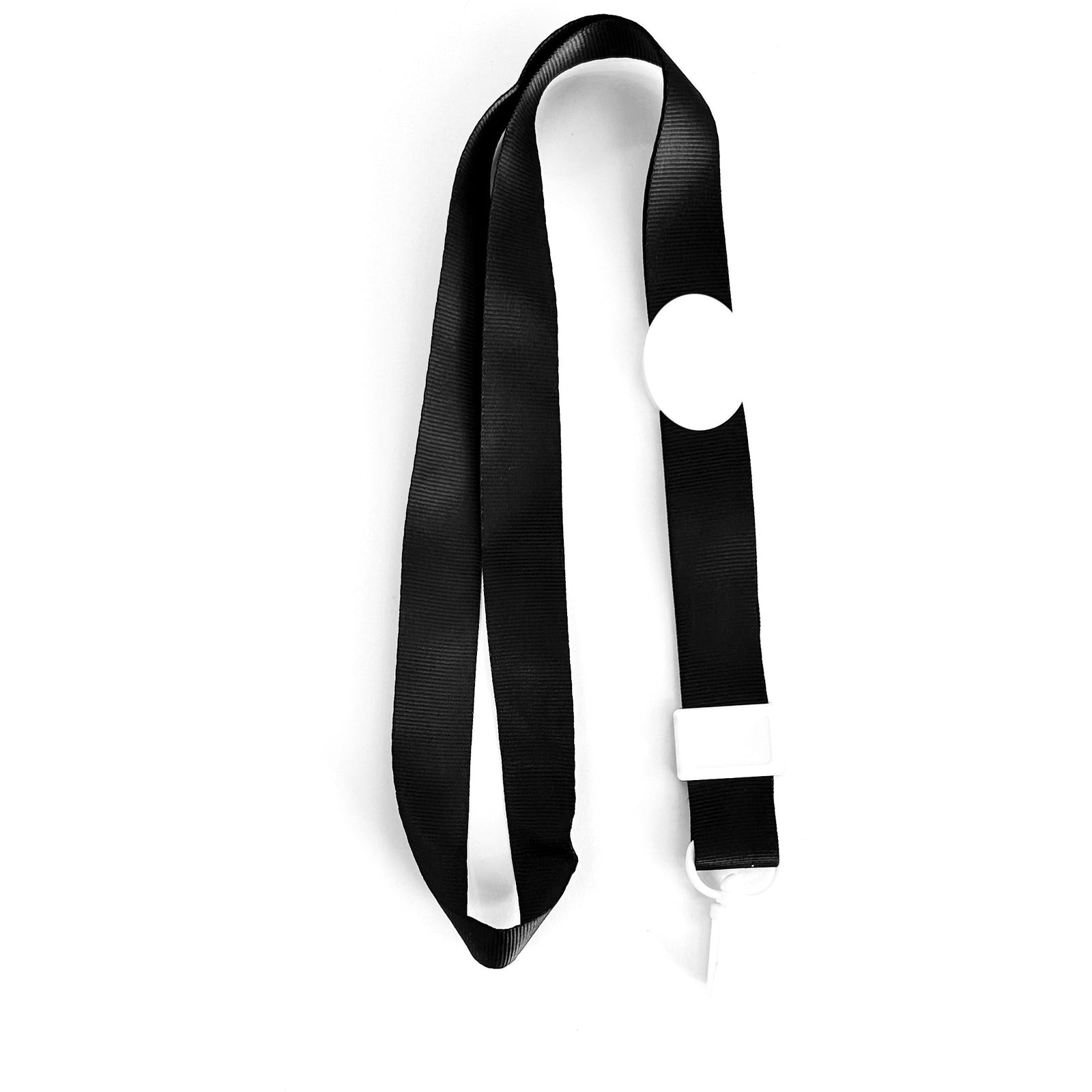 Kejea 20mm Flat Lanyard with Clip - Black