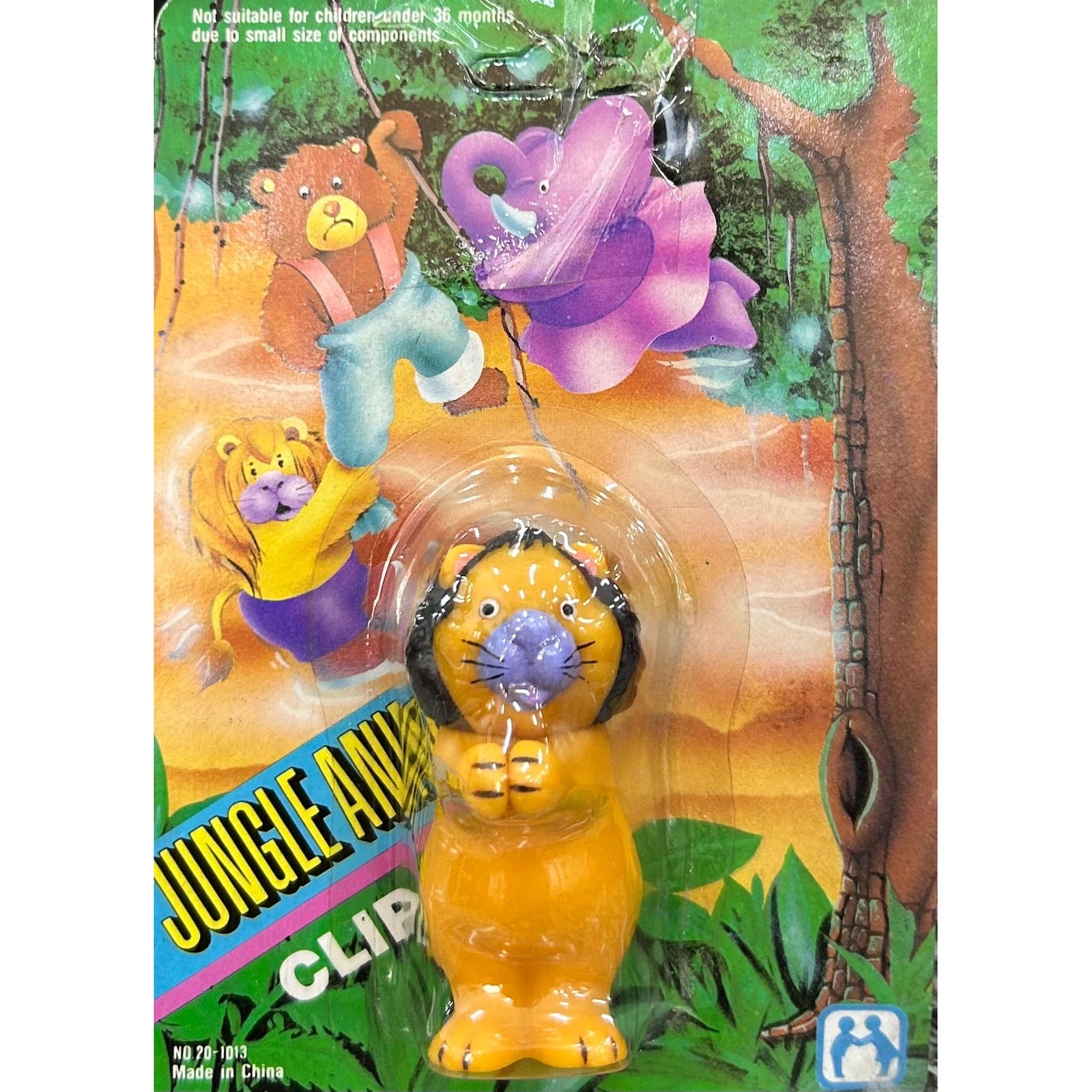 Jungle Animal Clip-On Toy - Pack of 3