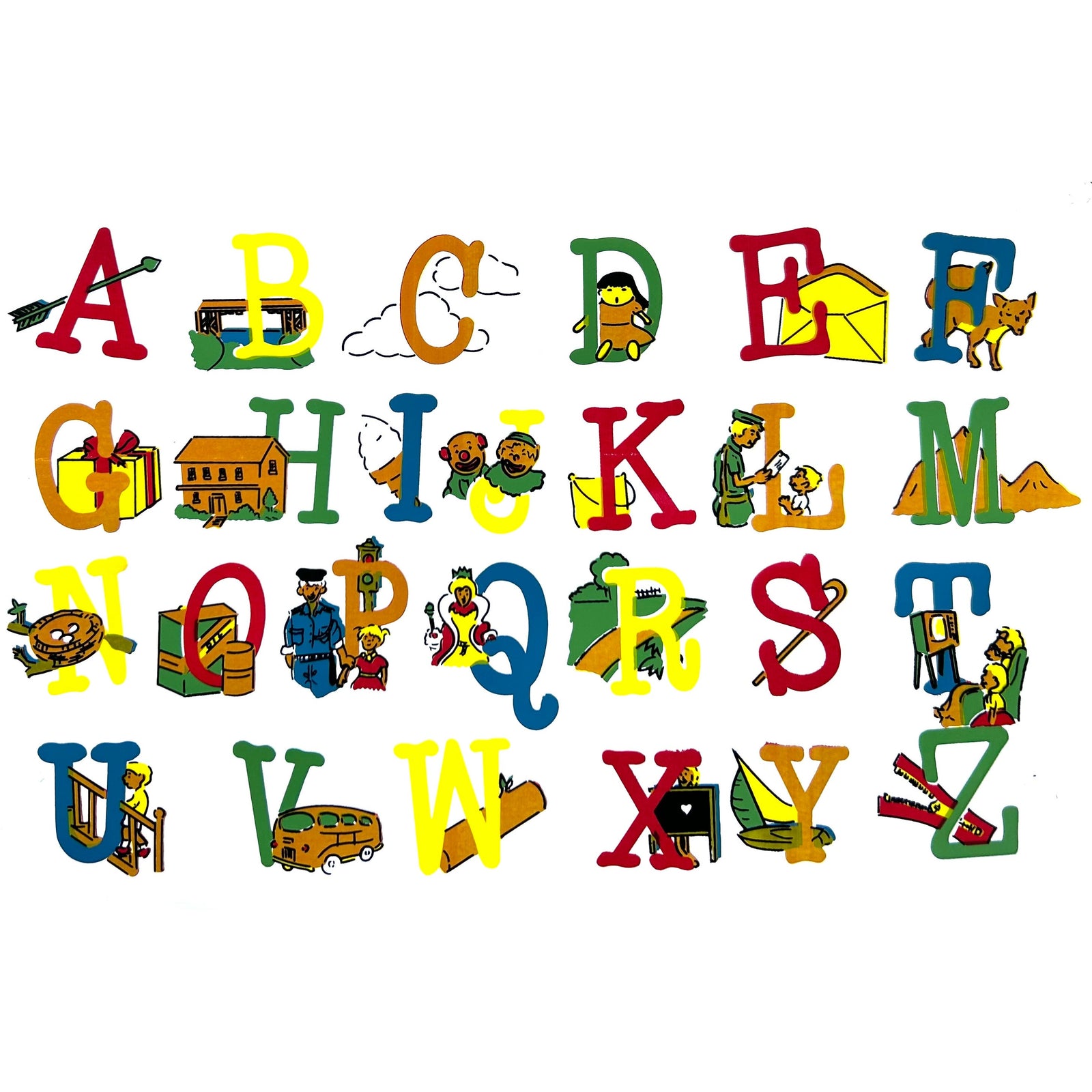 Party Favor ABC Placemat 44x29cm