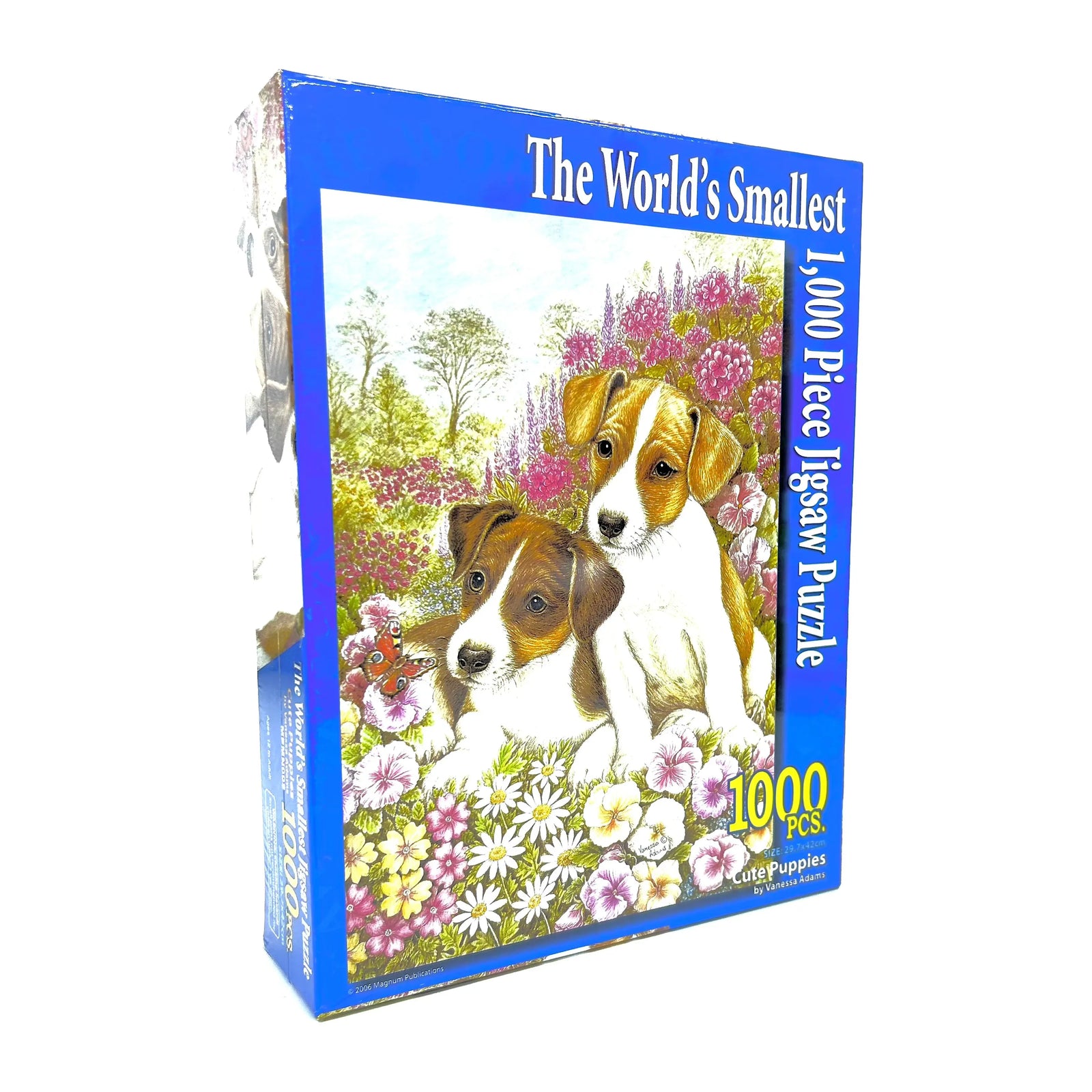 MAGNUM Jigsaw World's Smallest Puzzle Cute Puppies 1000 Pieces