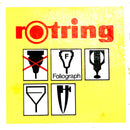 Vintage Rotring Permenant Drawing China Ink K for Plastics - 30ml