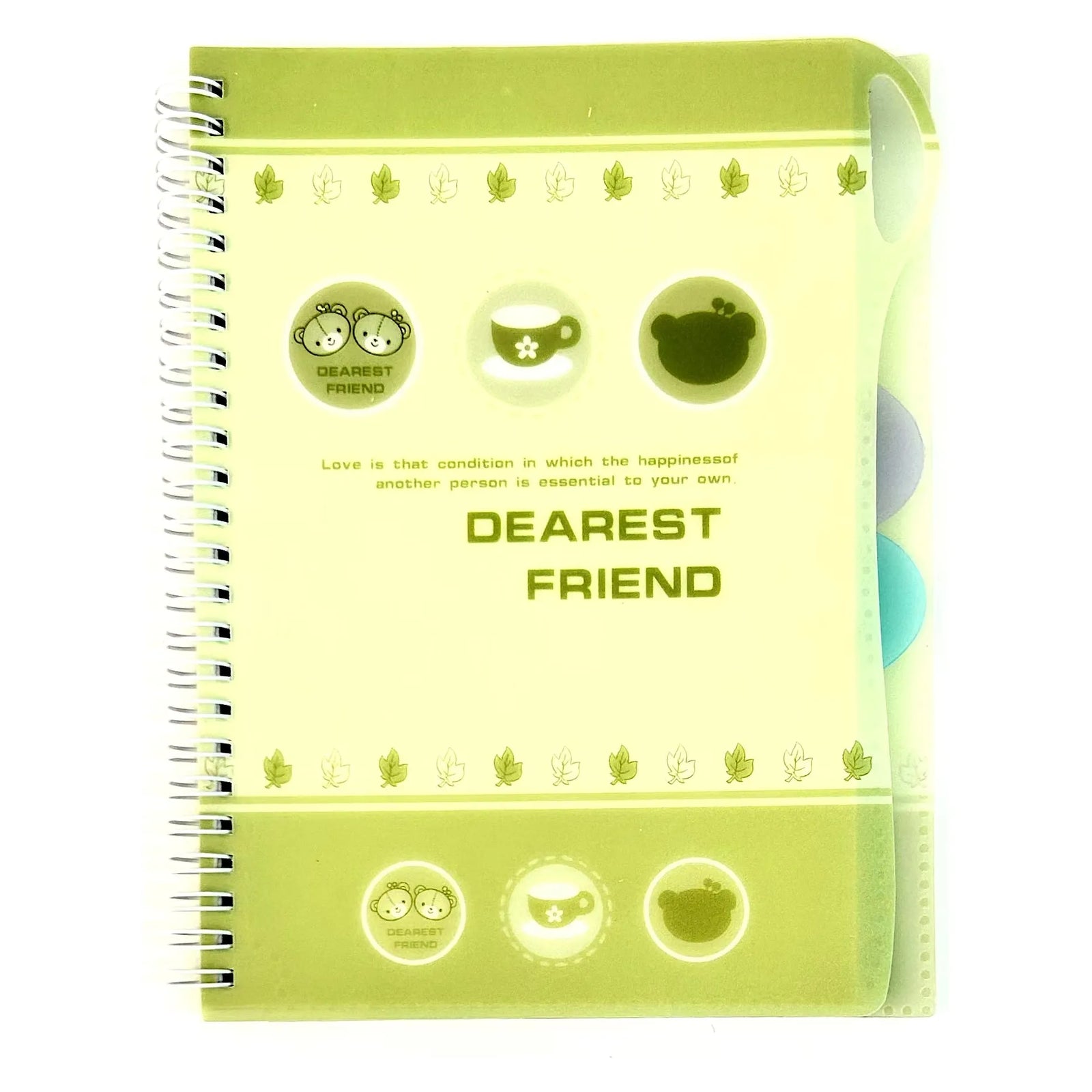 Special Offer Plastic Cover 3 Subject Spiral Notebook Lined A5 96 Sheets -  Pack of 3