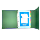 ملف فايل مدرسي ٤ حلقات كرتون مقوي مجلد و ملون مع ورق مسطر و ٨ فواصل ٣٢×٢٦×٤ سم ميكي ماوس