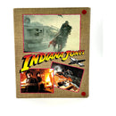 ملف فايل مدرسي ٤ حلقات كرتون مقوي مجلد و ملون مع ورق مسطر و ٨ فواصل ٣٢×٢٦×٤ سم انديانا جونز