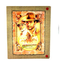 ملف فايل مدرسي ٤ حلقات كرتون مقوي مجلد و ملون مع ورق مسطر و ٨ فواصل ٣٢×٢٦×٤ سم انديانا جونز