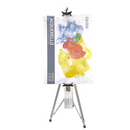 ستاند رسم ايزل الوان مائية المنيوم ثلاثي الأرجل سهل الحمل و التنقل الطول ١٤٥ سم مع وصلة ستان رايت