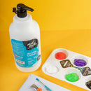 Mont Marte Acrylic Colour Paint Signature 2L (67.6 US fl.oz) Bottle – Titanium White