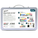 Mont Marte Signature Mixed Media Drawing, Sketching & Painting Art Set Tin Box  - Pack of 90 pcs