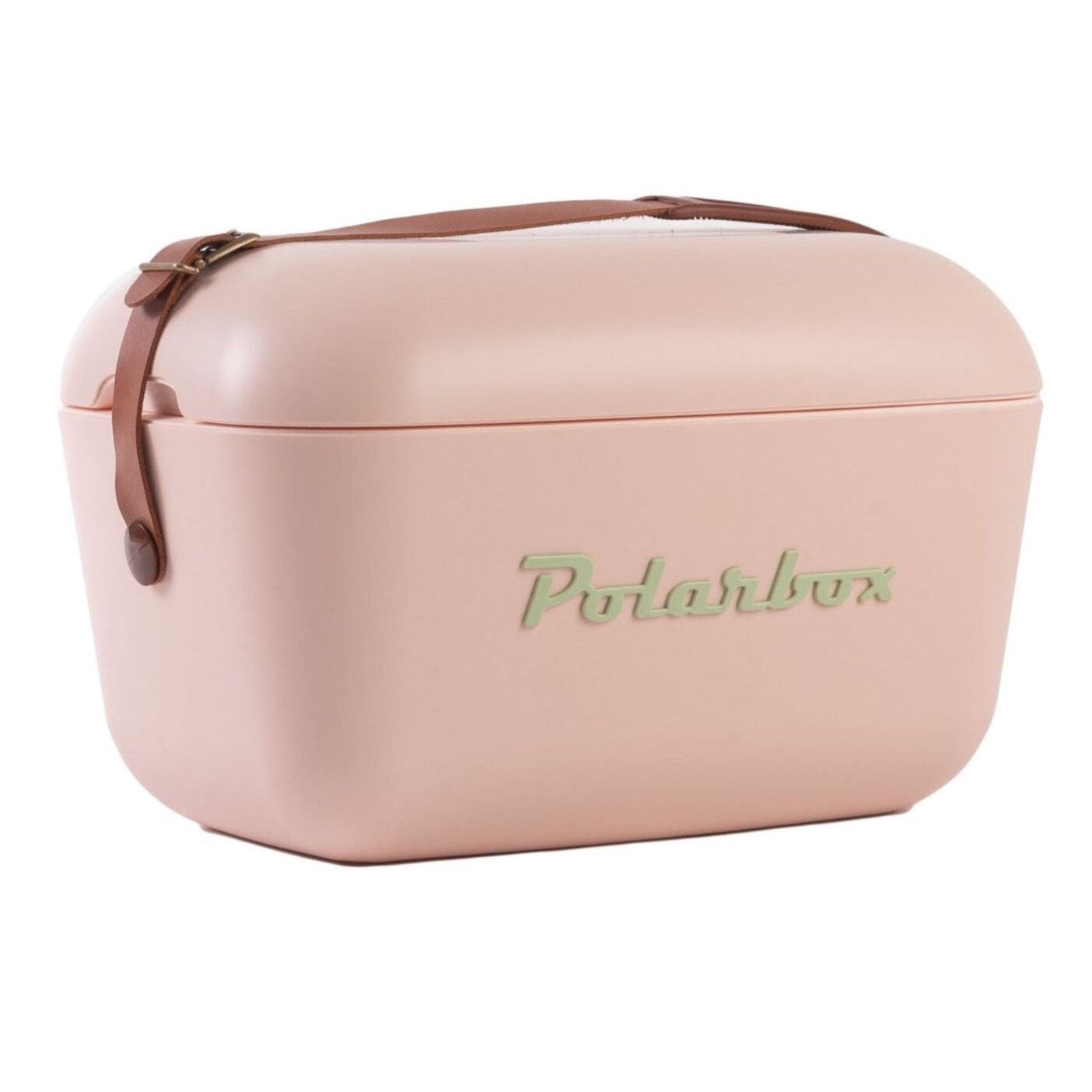 NEW Polarbox Classic 20 Litre Cooler with Leather Strap - Nude/Brown