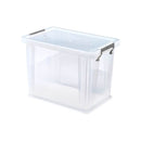 NEW Whitefurze 18.5L Allstore Transparent Storage Box with Lid 40 x 26 x 29 CM