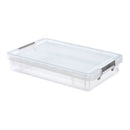 NEW Whitefurze 12L Allstore Transparent Storage Box with Lid 55 x 36 x 9 CM
