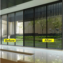 NEW D-C-Fix Glass Self Adhesive Vinyl Privacy Window Film Transparent Black 45cm x15m