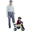 Special Offer Coloma Y Pastor Chrome Police Vespa Tricycle with Handle - 1.5 to 3 Years