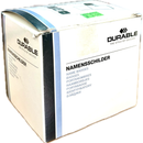 Durable ID Name badge CLICK FOLD 54x90mm with textile lanyard Black