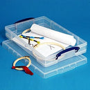 صندوق تخزين بلاستيك سميك شفاف ٥٢٠×٣٤٠×٨٥ ملم  ١٠ لتر