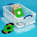 صندوق تخزين بلاستيك سميك شفاف ٧١٠×٤٤٠×٢٣٠ ملم  ٥٠ لتر