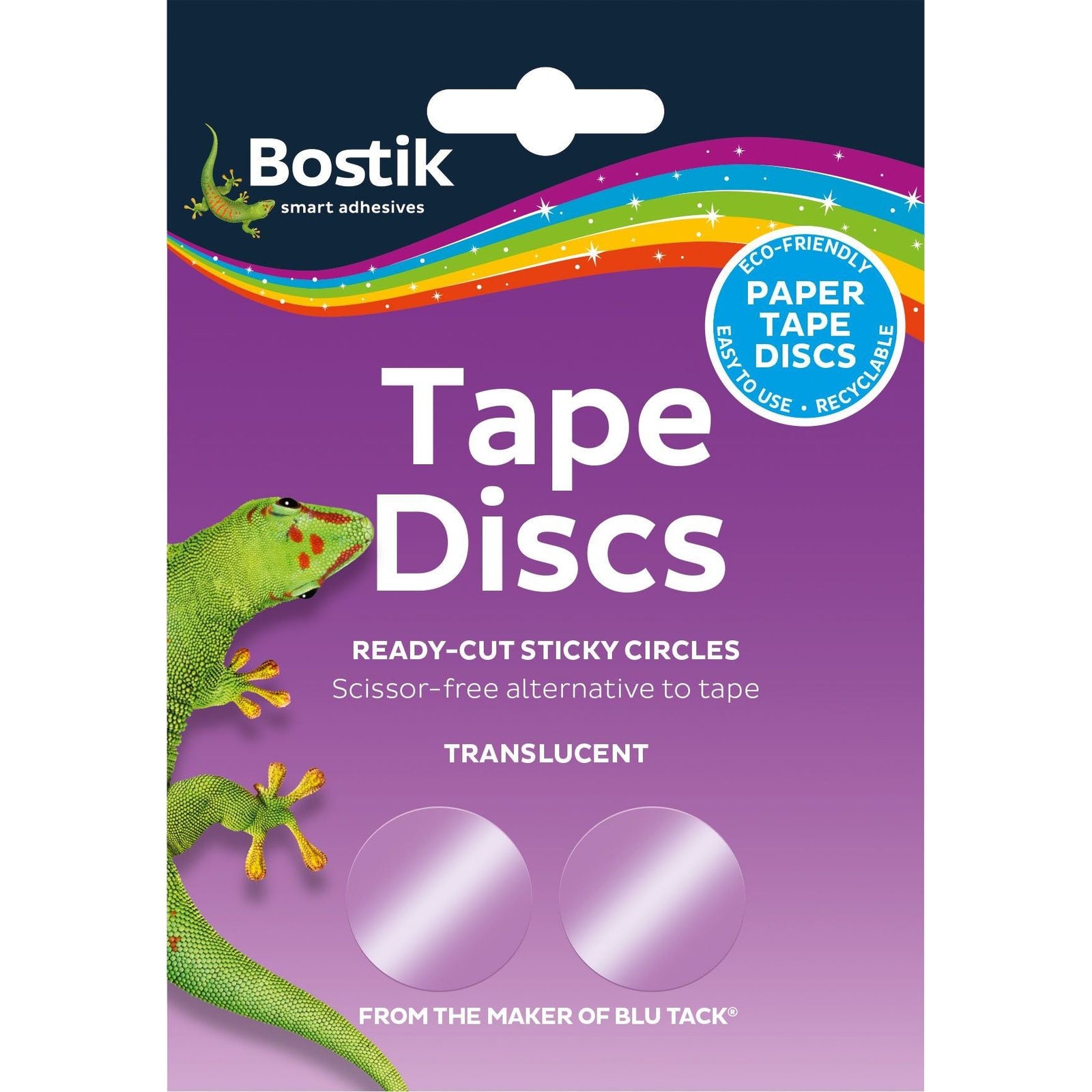 NEW Bostik 2.5cm Tape Disks Ready-Cut Sticky Circles - 120 pcs