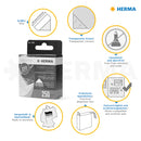 NEW Herma Transparent Photo Corners Self Adhesive Acid Free - Pack of 250pcs