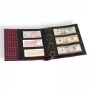 Leuchtturm VARIO Classic Ring Binder Album with Slip Case 255x310x60mm & 10 VARIO Banknote Sheets